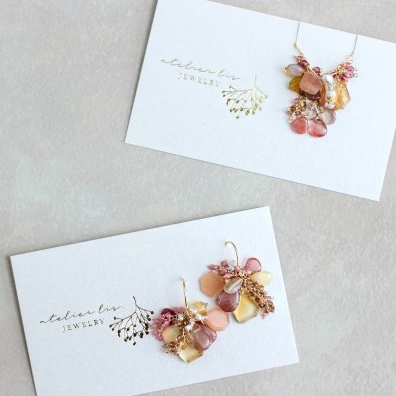 atelier lis.
ピアス&チェーンリング ¥9,900